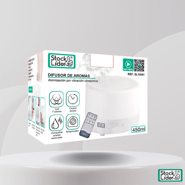 Humidificador con mando para casa