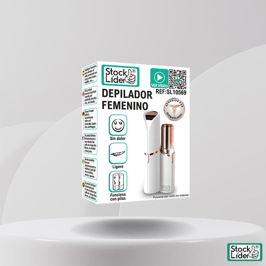 Depilador facial femenino portátil