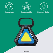 Lámpara triangular 36 LED COB portátil