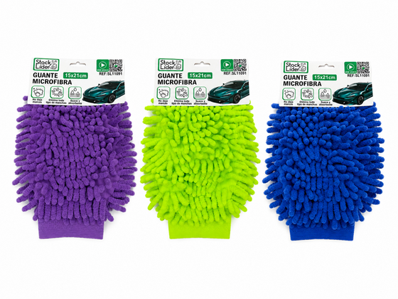 Guante microfibra para limpiar sin rayar