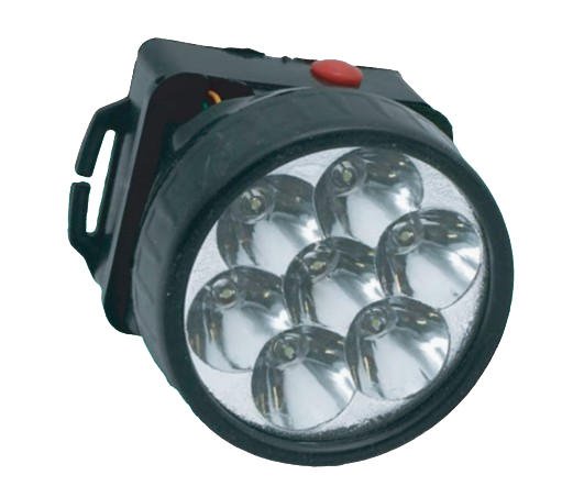 Linterna frontal LED para cabeza ajustable