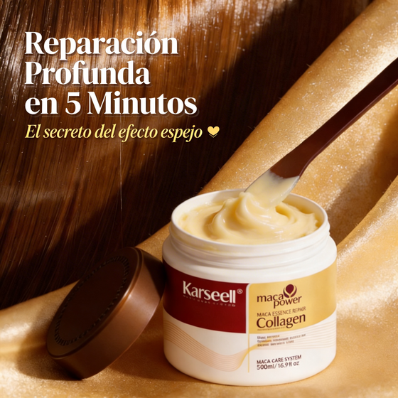 Crema Karsel Colágeno 500 ml para pelo seco