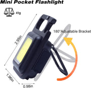 Mini linterna LED COB recargable