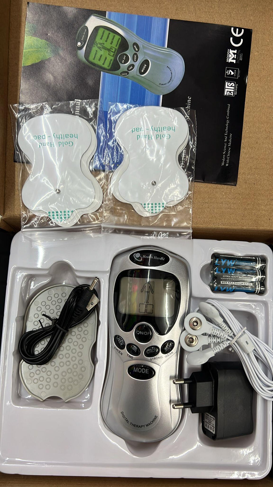 Electroestimulador EMS portátil