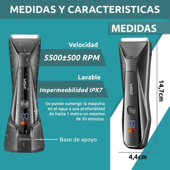 Máquina cortapelo inalámbrica precisa