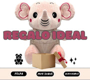 Elefante de Felpa Suave para Bebés y Niños