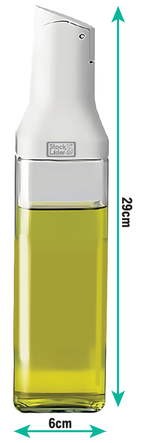 Aceitera 500 ml de vidrio con boquilla