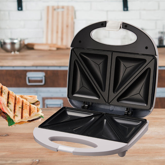 Sandwichera antiadherente 750W compacta