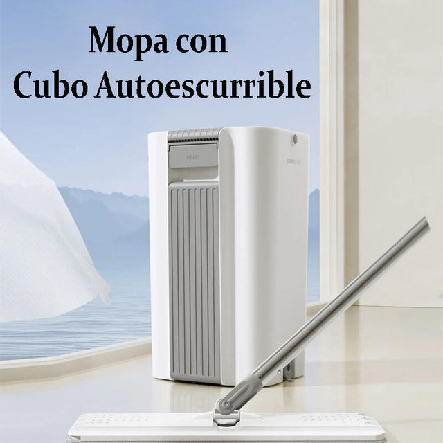Mopa con cubo autoescurrible 360º