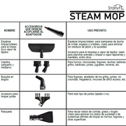 Mopa a vapor multifunción para casa