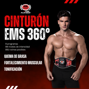 Cinturón EMS abdomen y lumbar 360º
