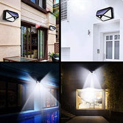 Lámpara solar 100LED exterior con sensor