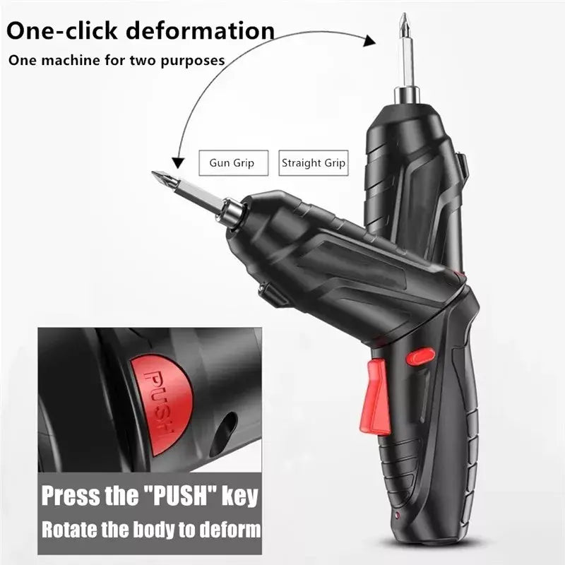 Destornillador inalámbrico 4.8V 47 piezas