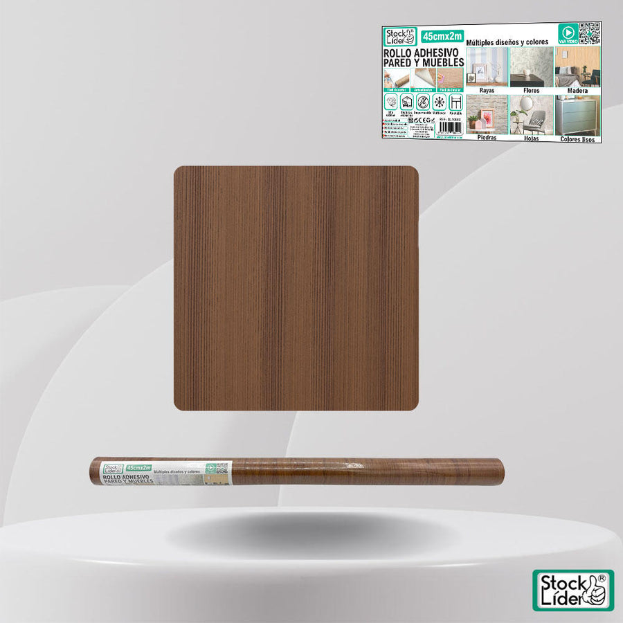 Rollo adhesivo pared y muebles 45x2m