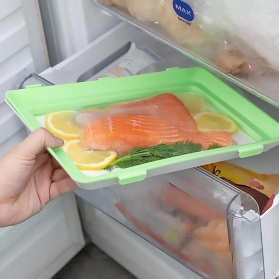 Bandejas apilables para conservar alimentos