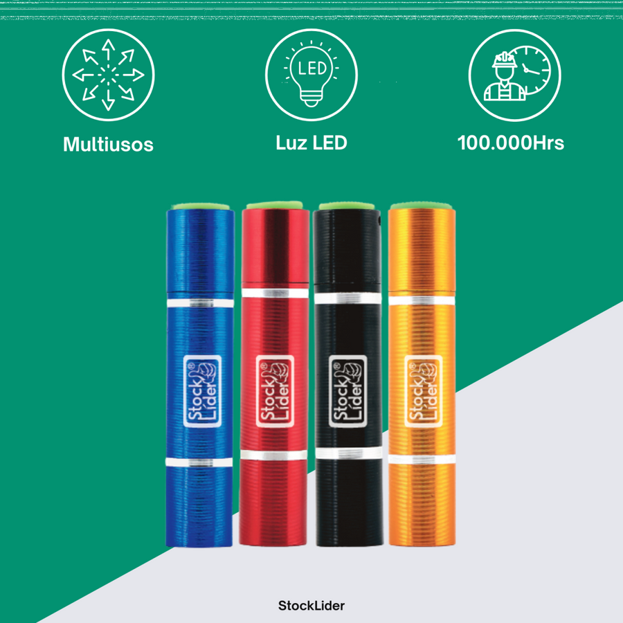 Linterna LED compacta de aluminio