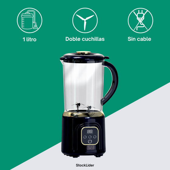 Batidora de vaso portátil USB 1L