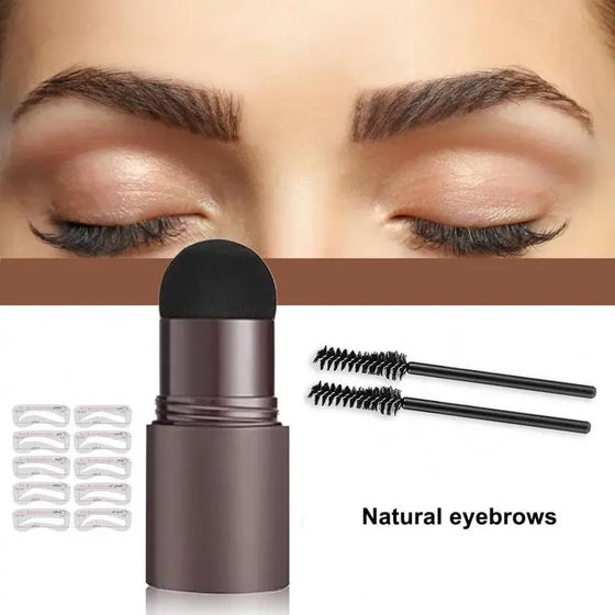 Lápiz para cejas con plantillas