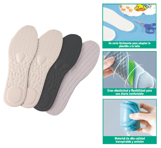 Plantillas recortables para mayor comodidad