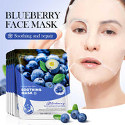 Mascarilla facial calmante de arándanos