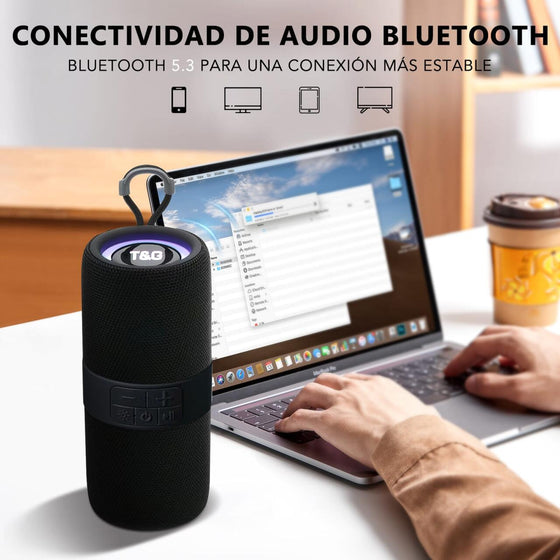 Altavoz con luz RGB portátil TG671