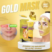 Mascarilla dorada antienvejecimiento facial