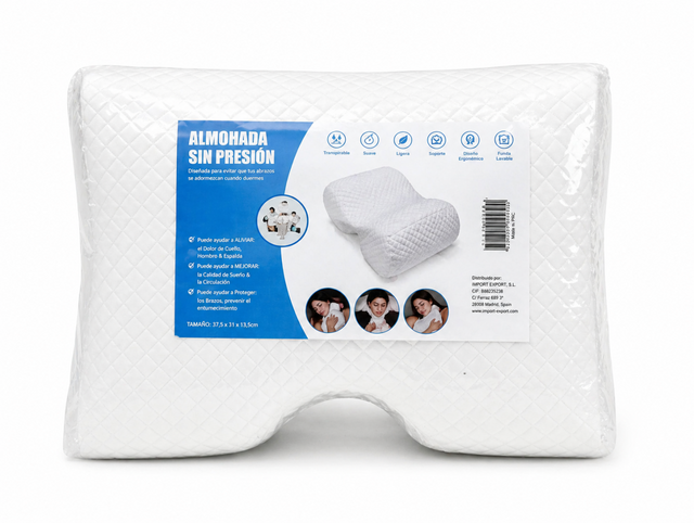 Almohada cervical viscoelástica ergonómica
