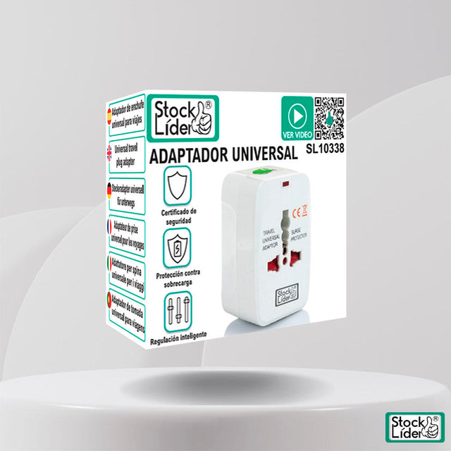 Adaptador universal de viaje compacto
