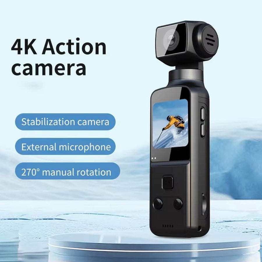Cámara digital de bolsillo 4K con WiFi
