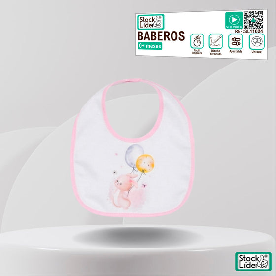 Baberos para bebé ajustables y cómodos