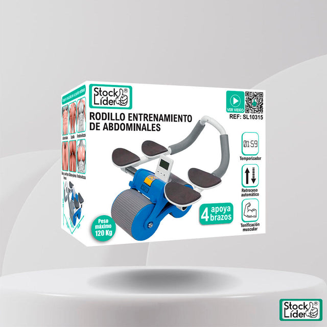 Rodillo de abdominales con rebote