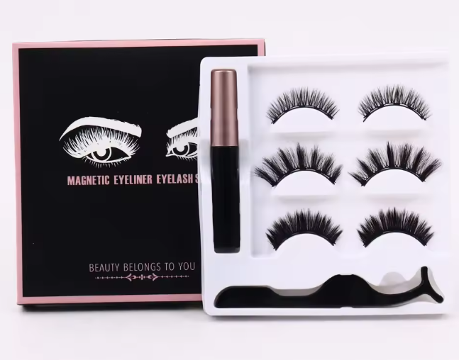 Set profesional de pestañas postizas