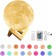 Lámpara Luna 16 Colores con Mando
