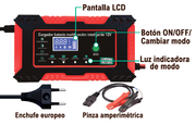 Cargador de batería multifunción 12V LCD