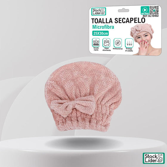 Toalla secapelo microfibra para pelo