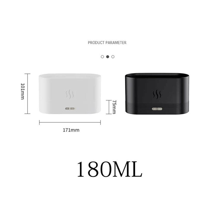 Difusor de aroma efecto llama LED