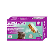Cepillo vapor para mascotas pack 2 piezas