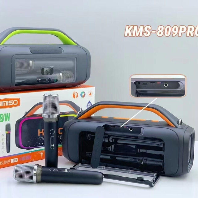 Altavoz Bluetooth 60W con 2 Micrófonos