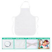 Delantal impermeable infantil reutilizable