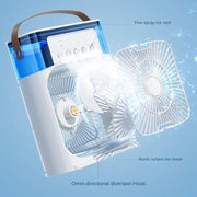 Ventilador aire frío con agua RGB USB