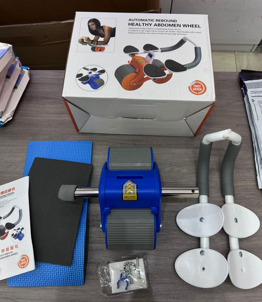 Rodillo abdominal con soporte de codos