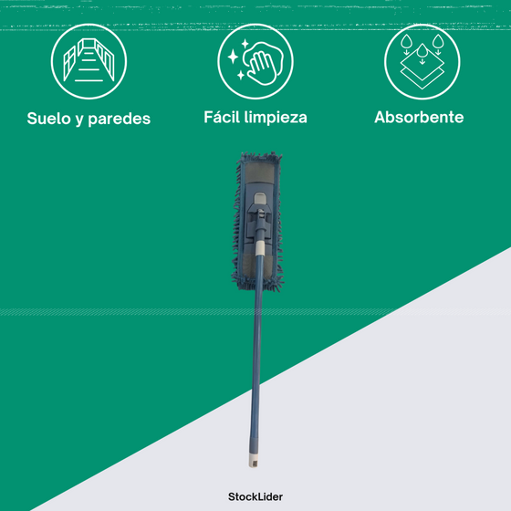Mopa microfibra multiusos liso extensible
