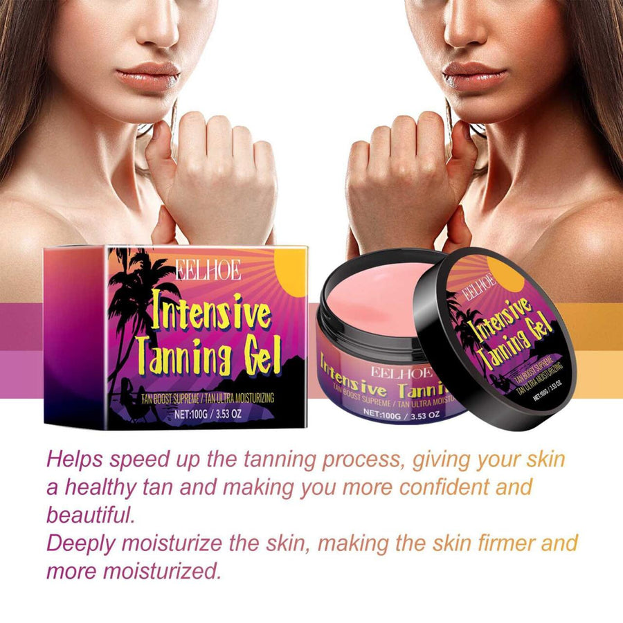 Gel intensificador de bronceado hidratante