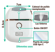 Lima eléctrica de pedicura para pies suaves