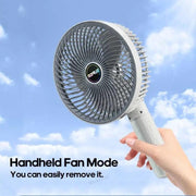 Ventilador portátil con pinza silencioso