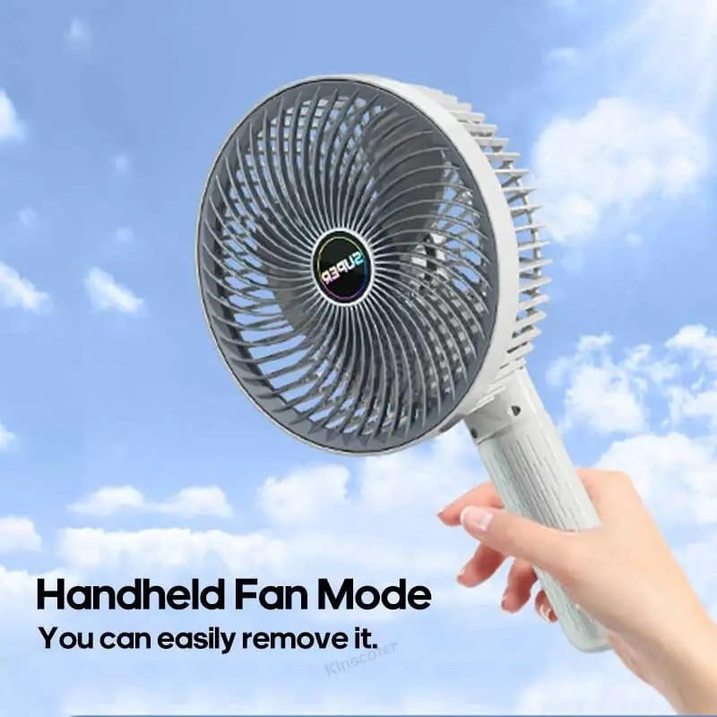 Ventilador portátil con pinza silencioso