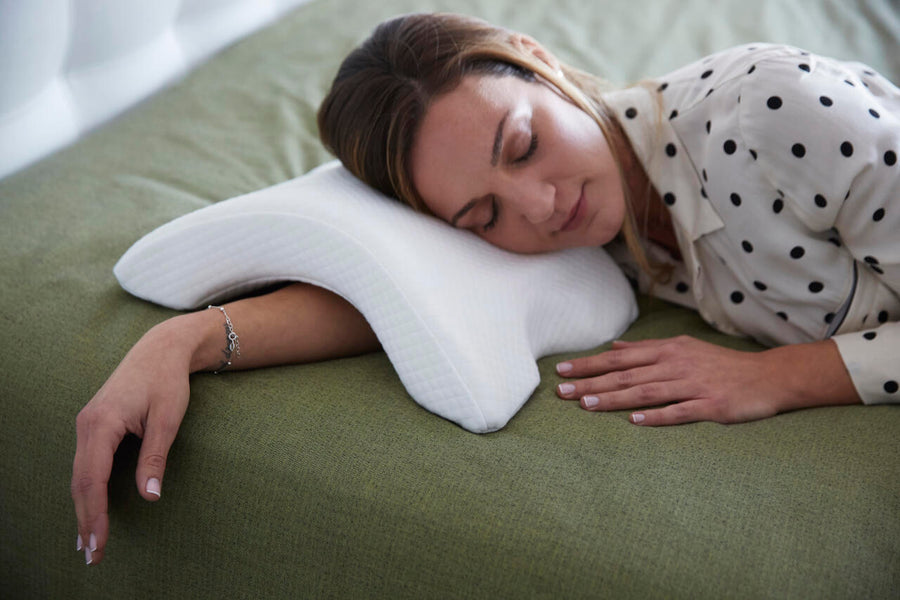 Almohada ergonómica para dormir de lado