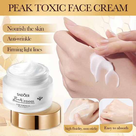 Crema facial con veneno de abeja