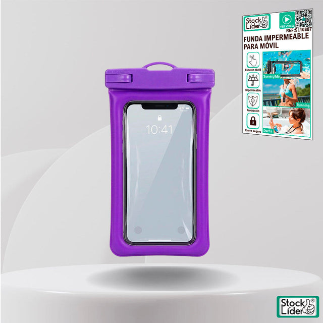 Funda impermeable para móvil táctil