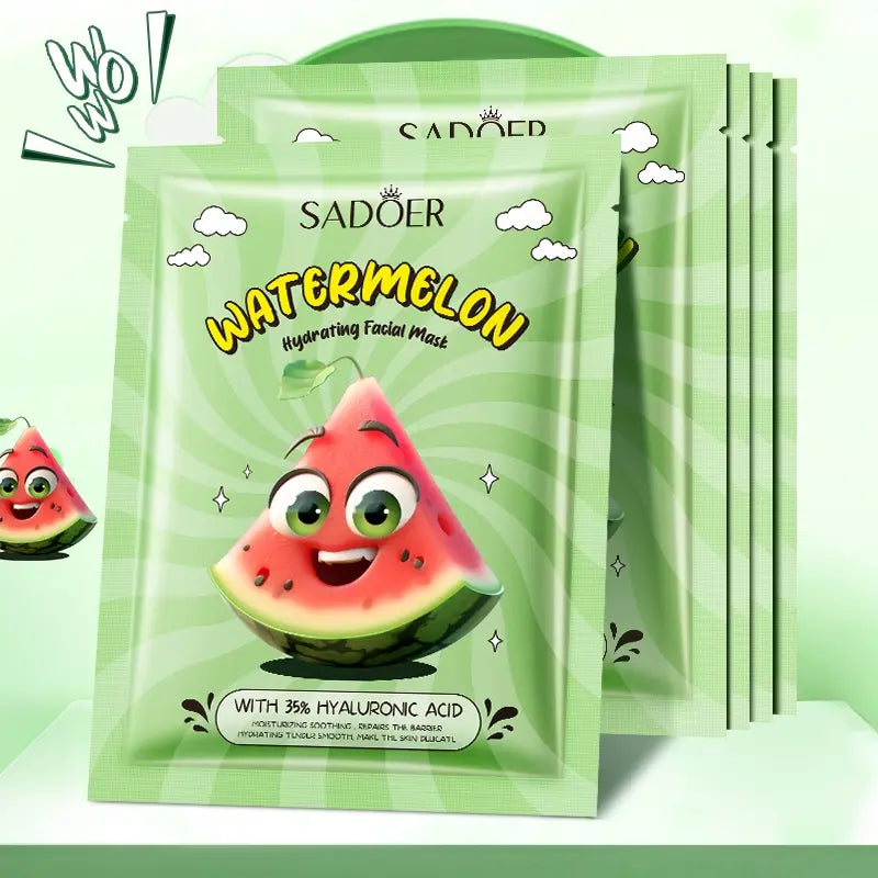 Mascarilla facial hidratante de sandía